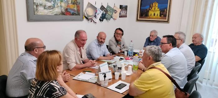 L'incontro tenuto con la Giunta Aiello