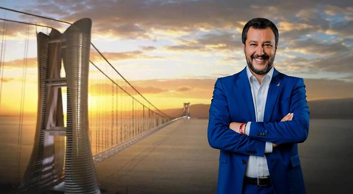 Matteo Salvini e il ponte sullo Stretto di Messina