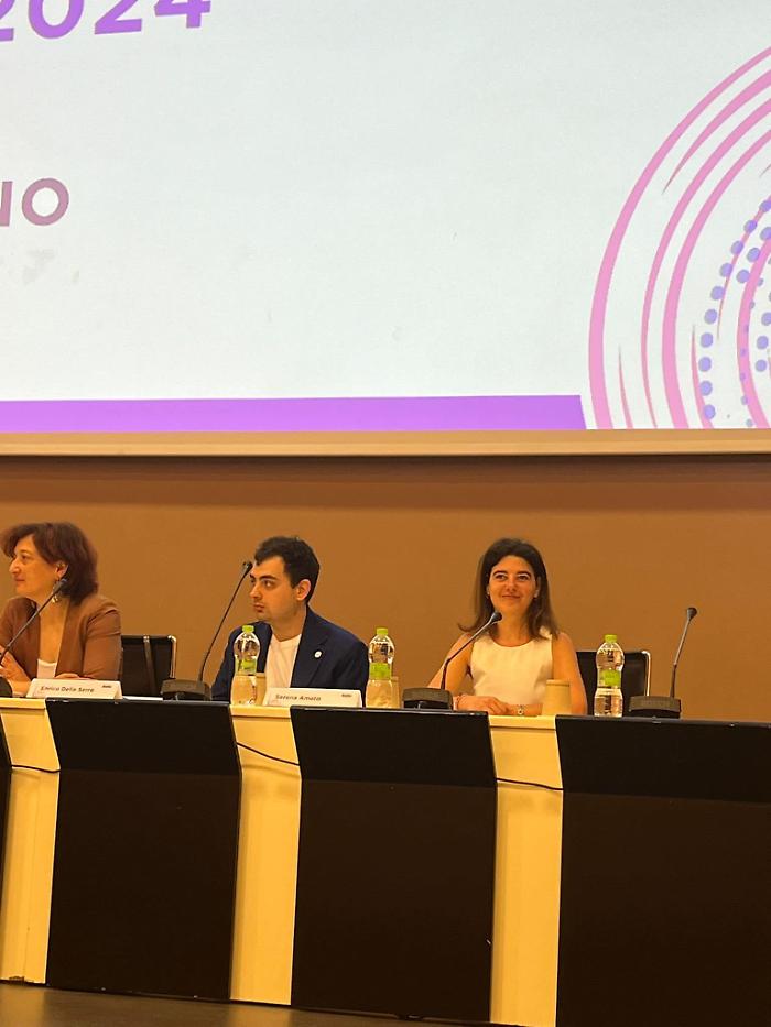 Serena Amato con Enrico Delle Serre