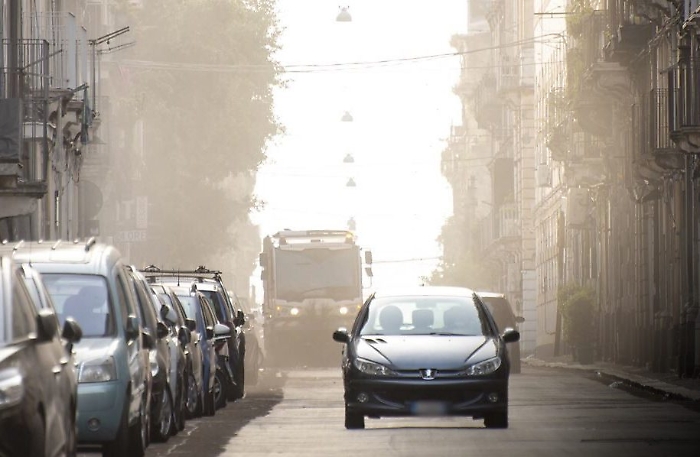 cenere vulcanica nube polvere