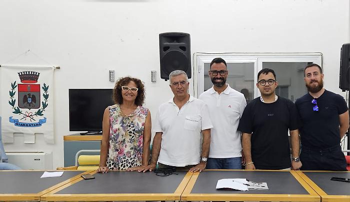 da sx Grazia Fiore, Bartolo Giaquinta, Davide La Rosa, Giuseppe Castellino, Emanuele Cirignotta