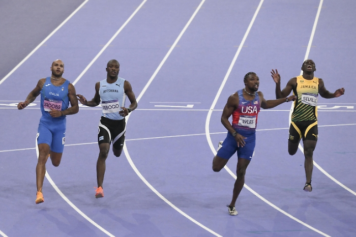 ++ Parigi: Jacobs quinto nei 100 metri ++