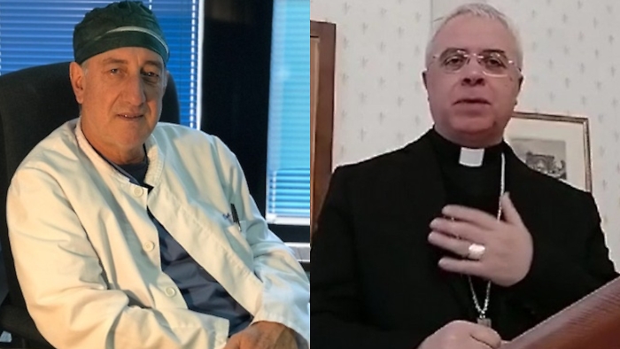 Cardiochirurgo Tolaro e Monsignor Renna