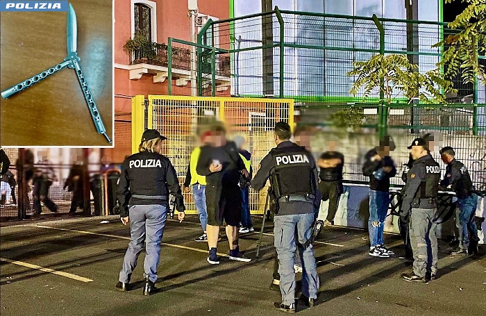 ALLO STADIO CON UN COLTELLO, 24ENNE DENUNCIATO DALLA POLIZIA DI STATO. DASPO ADOTTATO E NOTIFICATO IN TEMPO REALE