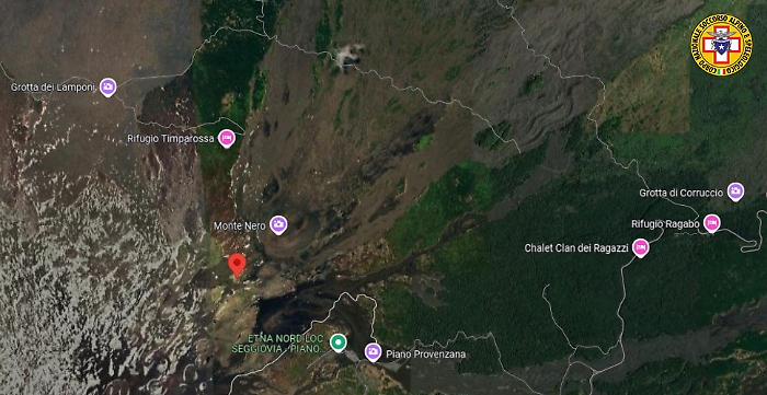 CNSAS SICILIA COORDINATE SOCCORSO ETNA NORD