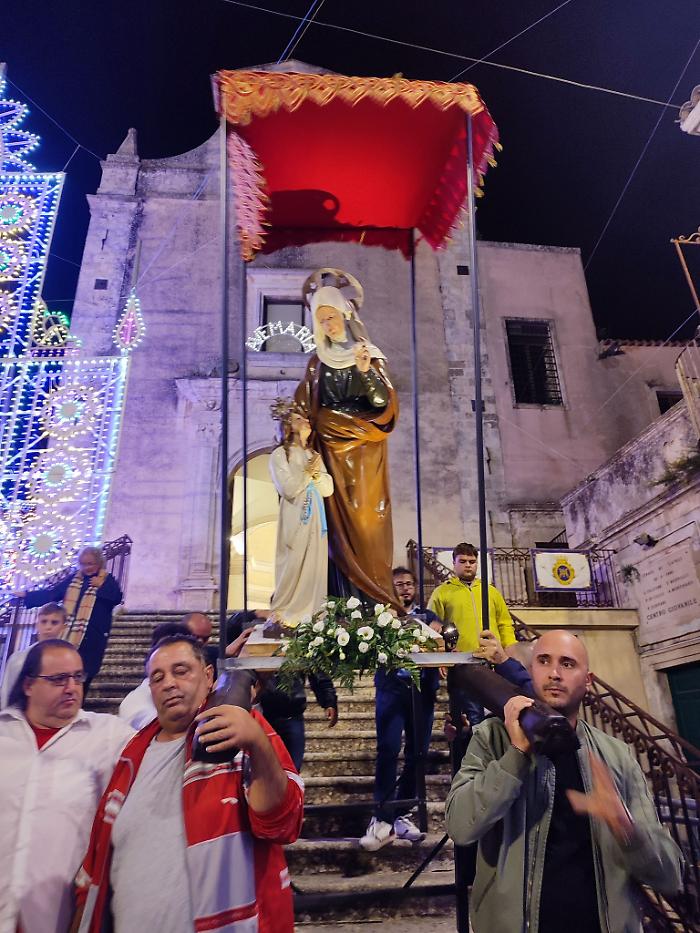 Il simulacro in processione a Monterosso Almo 2024