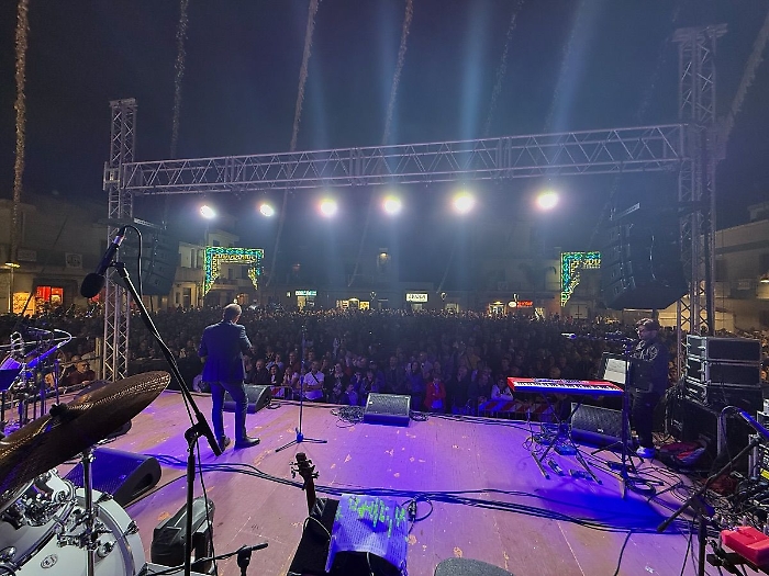 Uccio De Santis ieri sera a Pedalino 2