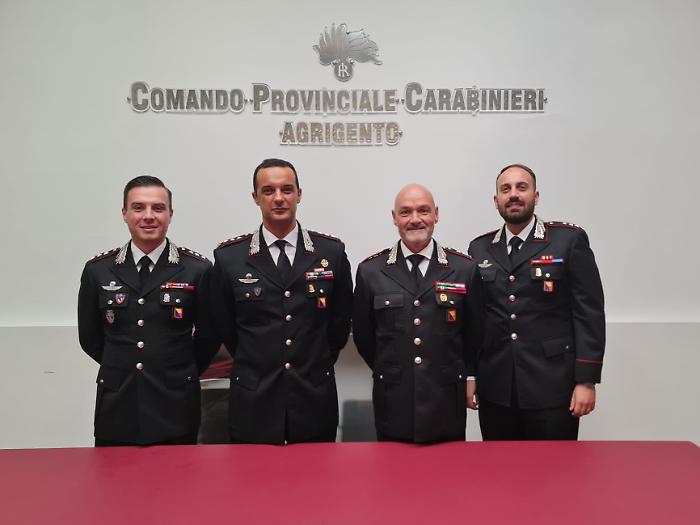 agrigento carabinieri nuovi ufficiali