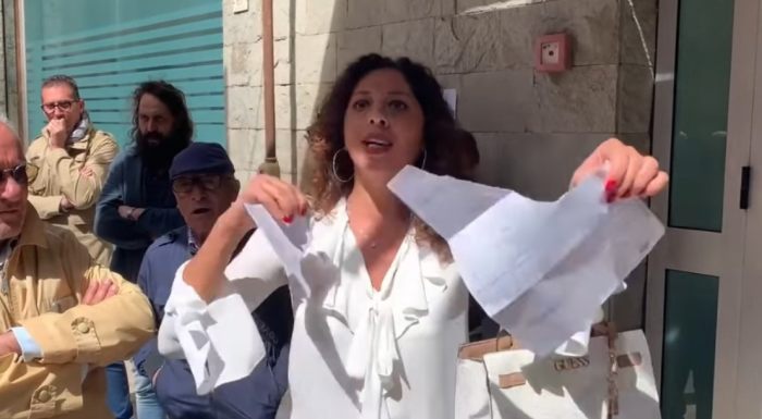 Enna, protesta per l'acqua