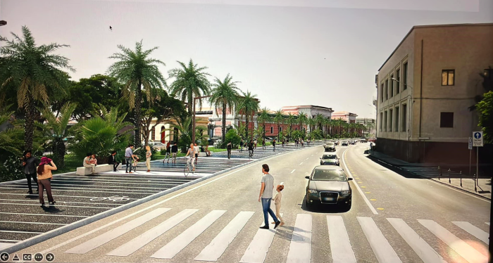 rendering archi  della marina