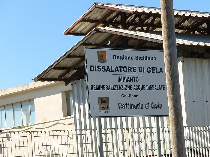DISSALATORE GELA, STAZIONE POMPAGGIO