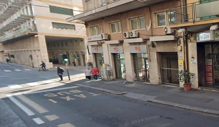 Catania via dannunzio incidente