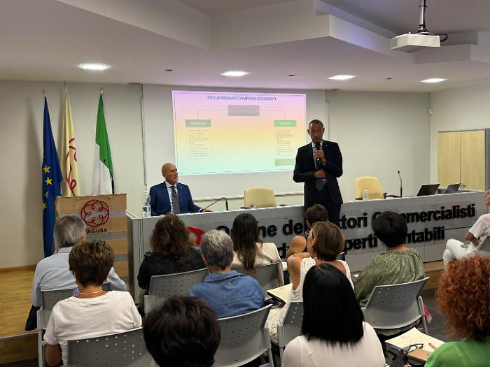 Il presidente Attinelli e il commercialista Avanzato