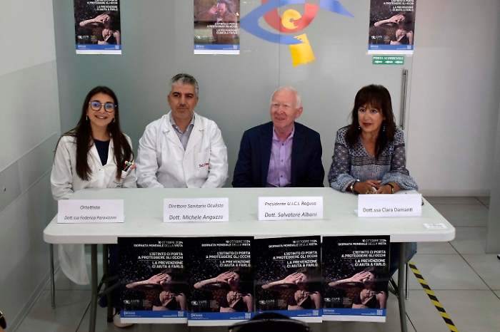 La conferenza stampa di presentazione delle iniziative per la Giornata mondiale della vista