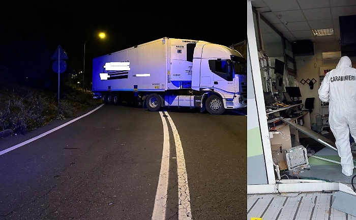 rapina a distributore a San Gregorio