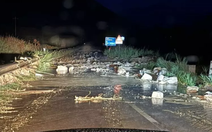 Strade impraticabili per il maltempo in Sicilia
