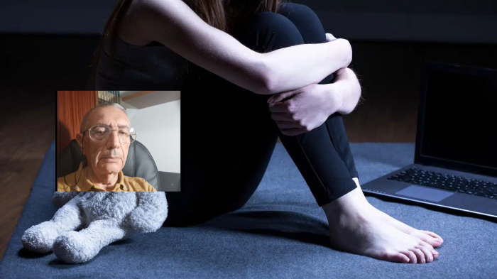 violenza su minore e foto di Giuseppe Vecchio garante dell'infanzia