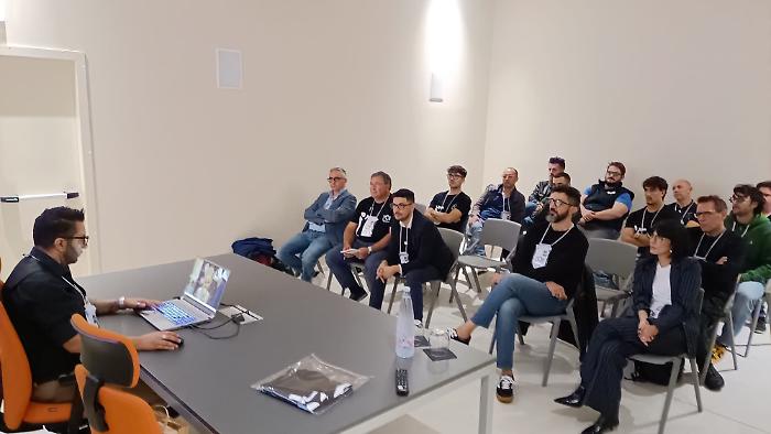 Il gruppo con Vito D'Agostino