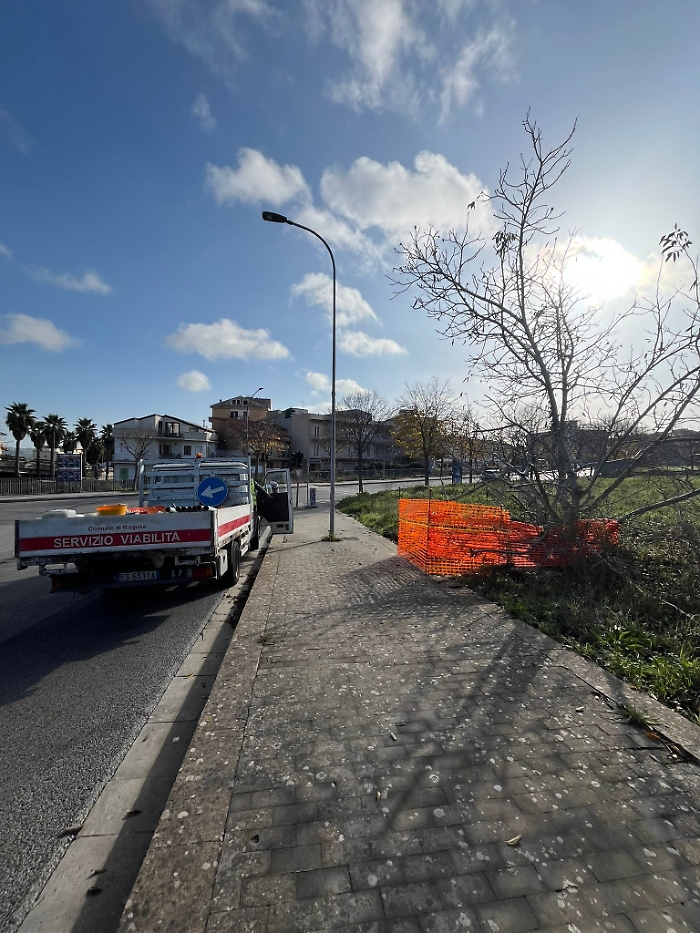 L'intervento di questa mattina