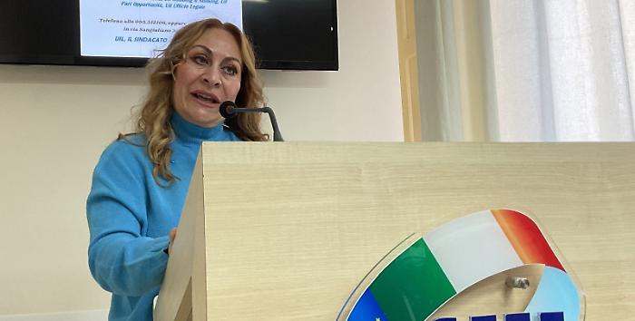 Enza Meli, segretaria generale della Uil etnea