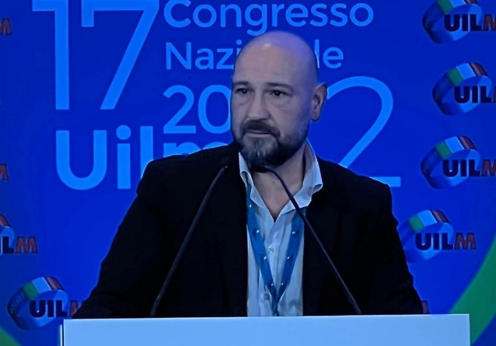 Giuseppe Caramanna, coordinatore nazionale Uilm per le relazioni sindacali con Stm e segretario generale della Uilm di Catania