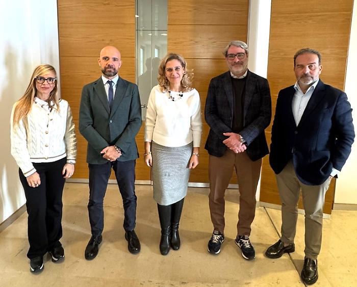 da sx Alessandra Spampinato, Massimo Ferrante, Maria Pia Fontana, Rosario Fresta, Carmelo Belfiore