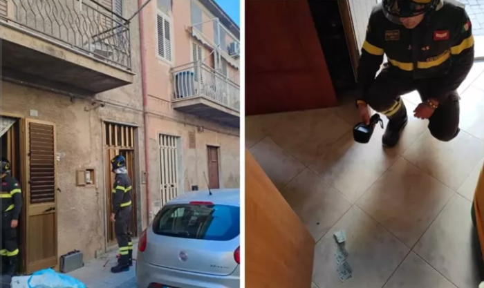 Intervento in una casa a Riesi per pavimento surriscaldato