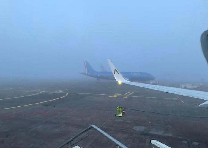 Nebbia aeroporto Catania
