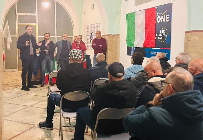 La conviviale degli auguri tenutasi in segreteria a Vittoria