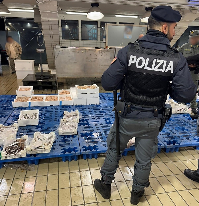 - OPERAZIONE DELLA POLIZIA DI STATO AL MERCATO DEL PESCE DI ACI TREZZA, SE...RO (2)