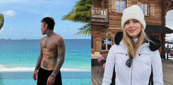 da sinistra Fedez, Chiara Ferragni