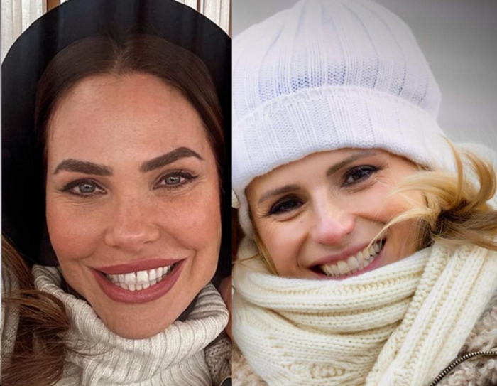 da sinistra Ilary Blasi, Michelle Hunziker