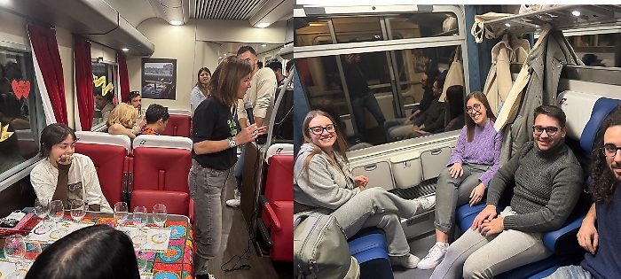 A bordo del Sicilia Express