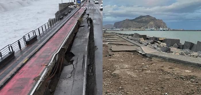 da sinistra il Lungomare di Santa Teresa di Riva e quello di Ficarazzi