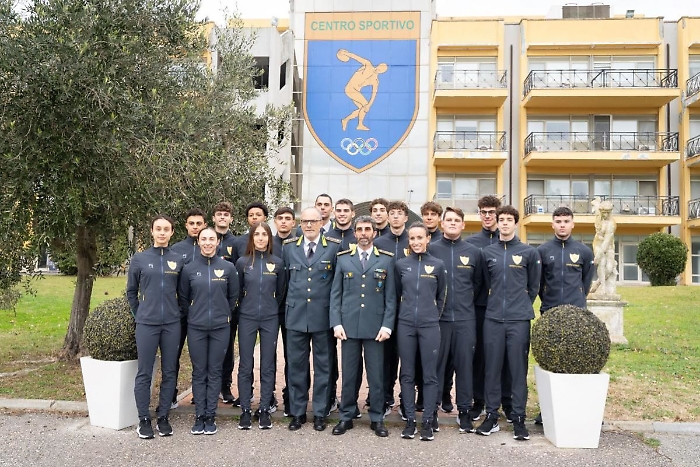 I neo arruolati del I, II e III Nucleo Atleti due