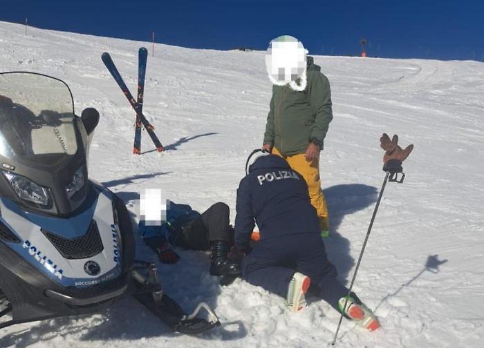 LA POLIZIA DI STATO SOCCORRE 20 PERSONE SULLE PISTE DA SCI DEL VERSANTE ETNA NORD DURANTE LA SETTIMANA APPENA TRASCORSA (1)