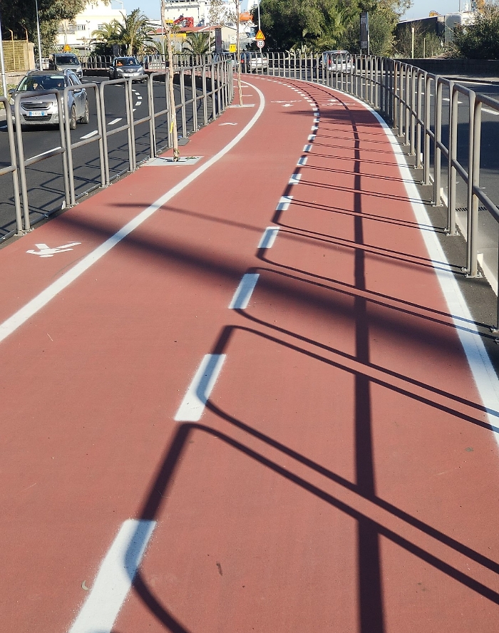 Pista ciclopedonale Plaia