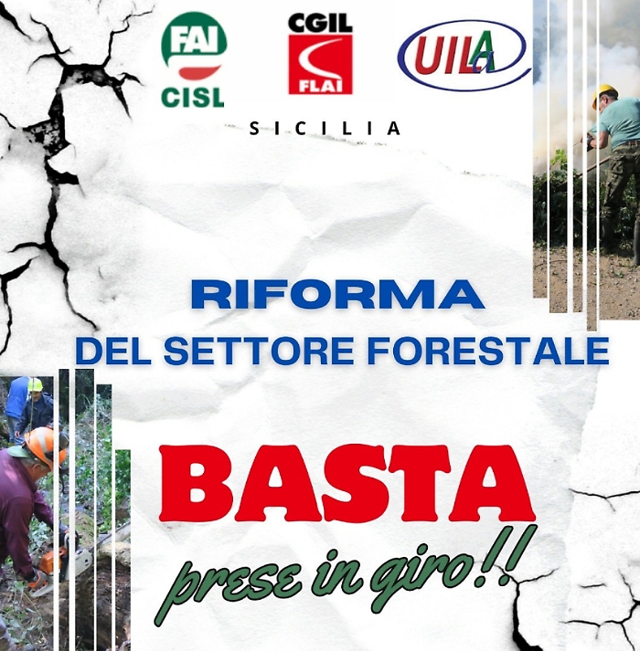 Manifestazione di protesta forestali
