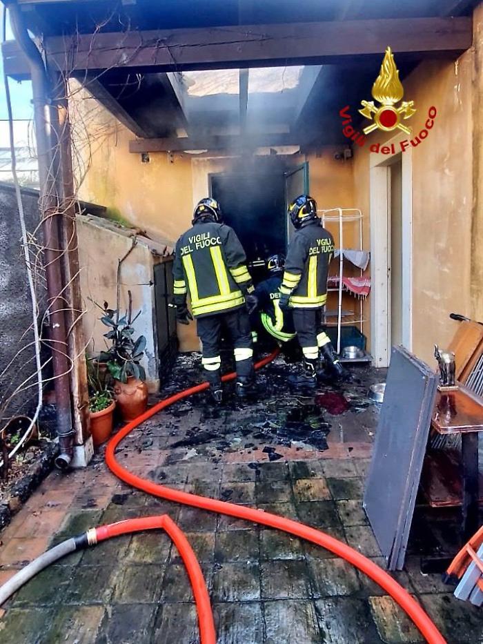 Incendio Sant'Agata Li Battiati