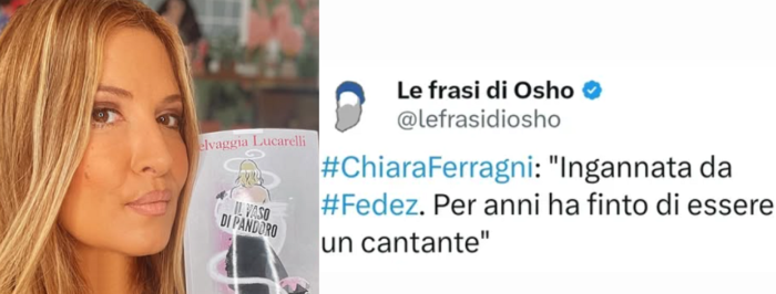 Selvaggia Lucarelli e frase di Osho