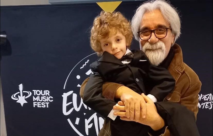 Alessandro Gervasi con il maestro Vessicchio