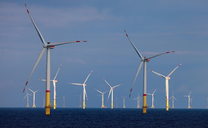 Wikinger offshore wind farm at Baltic Sea