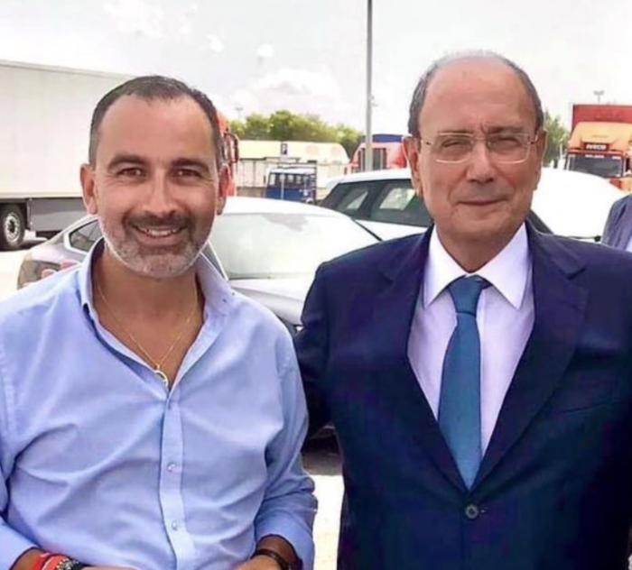 Andrea La Rosa e Schifani