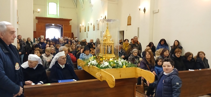 Le reliquie di Santa Bernadette nella chiesa di San Michele