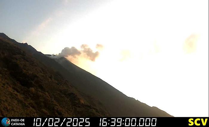 Tracimazione lavica a Stromboli