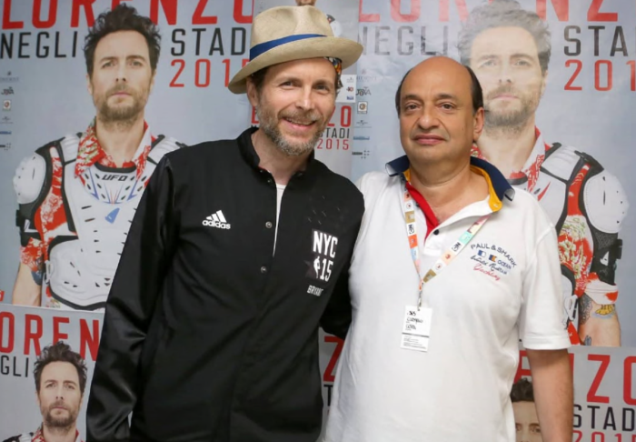 da sinistra Jovanotti e Carmelo Costa