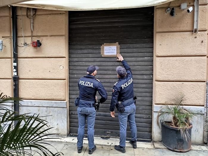 Locale chiuso per sette giorni a Palermo