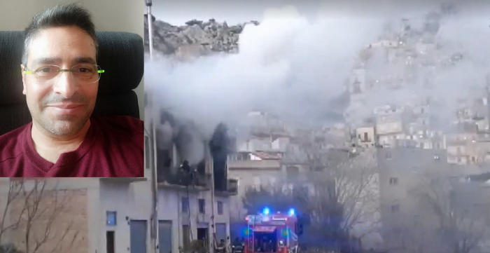 Salvatore Benfari morto nell'incendio in casa a Caltabellotta