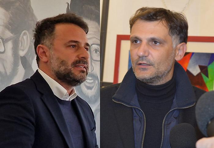 da sinistra Nuccio Di Paola e Anthony Barbagallo