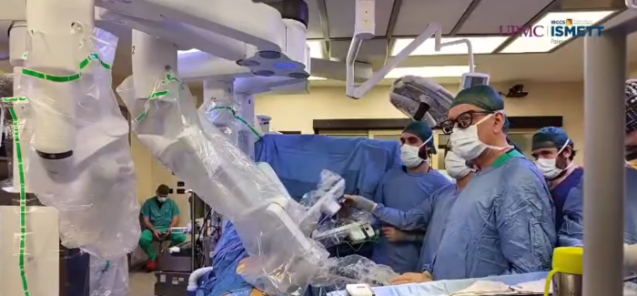 Intervento cuore all'Ismett con robot Da Vinci
